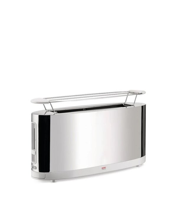Alessi SG68 W Toaster mit Brötchenaufsatz weiss