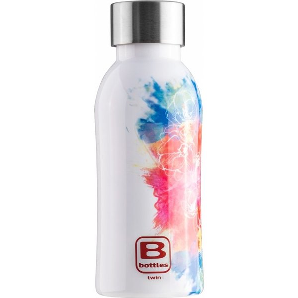 BUGATTI B bottles TWIN Thermoflasche, Aquarell rot & blau