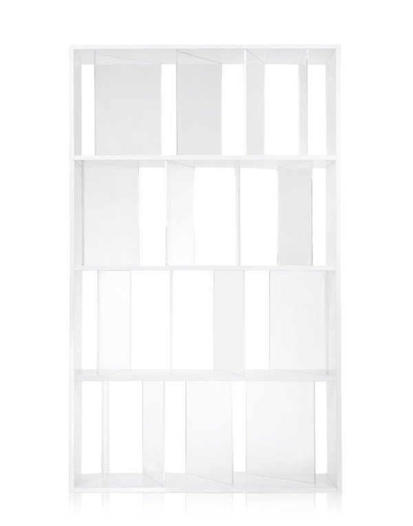Kartell SUNDIAL Bücherregal 165x100 cm, weiß