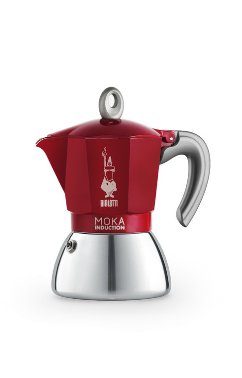 Bialetti Espressokocher New Moka Induction Rot