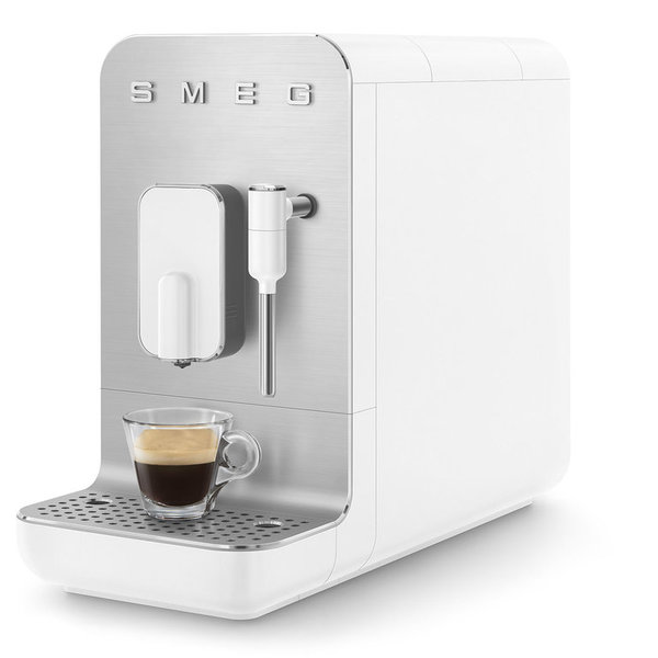 SMEG BCC02WHMEU Kaffeevollautomat mit Dampffunktion 50's Style